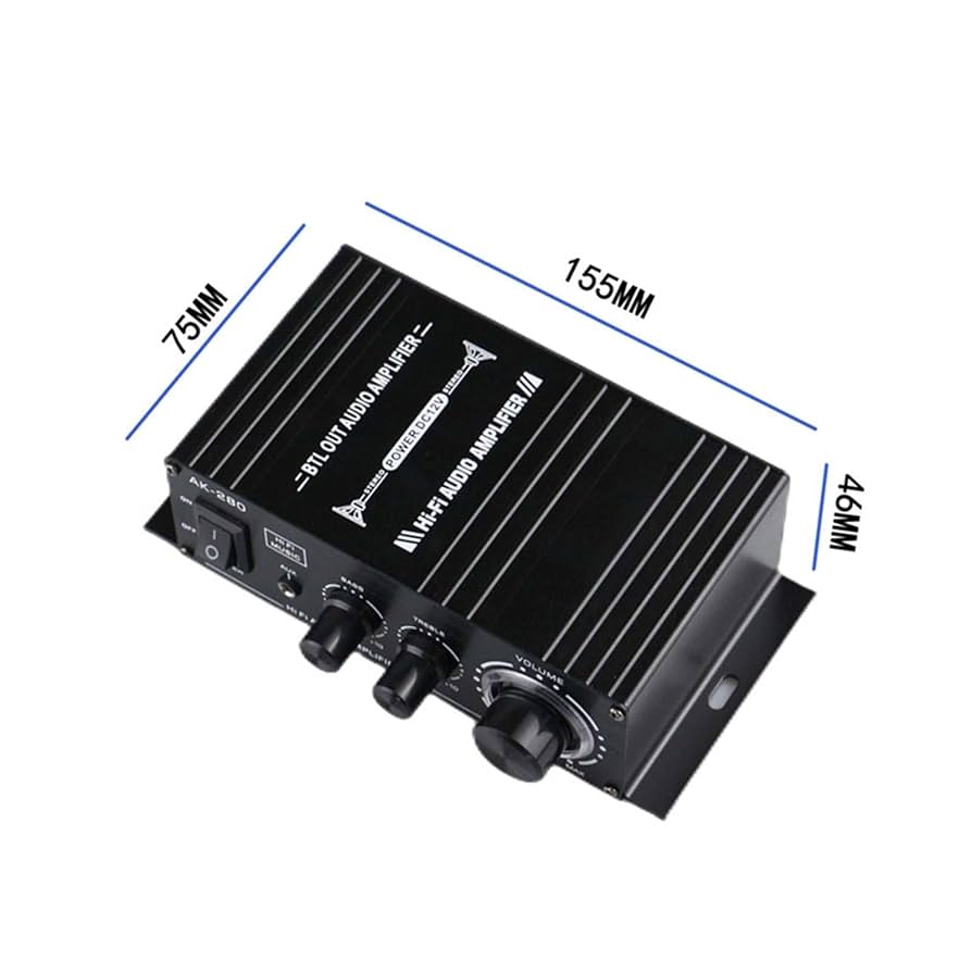 Amazon | 3セットAK-280 ミニデジタルオーディオパワーアンプ